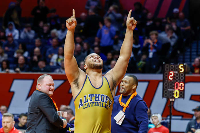 Illinois wrestling championships February 17 2024 Nate Latsch 25961